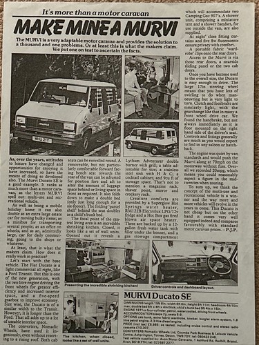 Murvi ducato van based fiat - ducato,